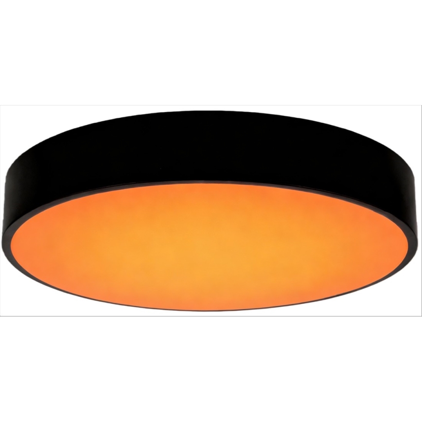 Brilliant - LED Dimmable Slimline Ceiling Light SLIMLINE LED/50W/230V 1800-6500K Ø 49 cm Black + Remote Control