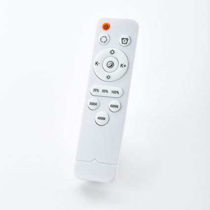 Brilliant - LED Dimmable Ceiling Light SLIMLINE LED/60W/230V 3000-6500K Ø 45 cm Rubberwood + Remote Control