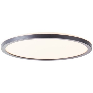 Brilliant - Dimmable LED Ceiling Light SORELL LED/18W/230V 3000-6500K Ø 29 cm Black + Remote Control