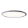 Brilliant - Dimmable LED Ceiling Light SORELL LED/24W/230V 3000-6500K Ø 42 cm Black + Remote Control