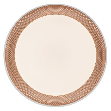 Brilliant - WALDO LED Dimmable Ceiling Light, 36W/230V, 3000–6500K, Ø 48.5 cm, White/Rose Gold + Remote Control