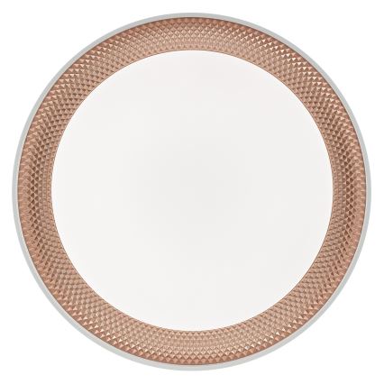 Brilliant - WALDO LED Dimmable Ceiling Light, 36W/230V, 3000–6500K, Ø 48.5 cm, White/Rose Gold + Remote Control