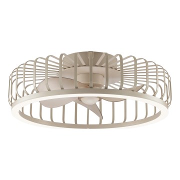 Brilliant - Dimmable LED ceiling light with fan CAPO LED/36W/230V 2700-6500K Ø 48 cm beige + remote control