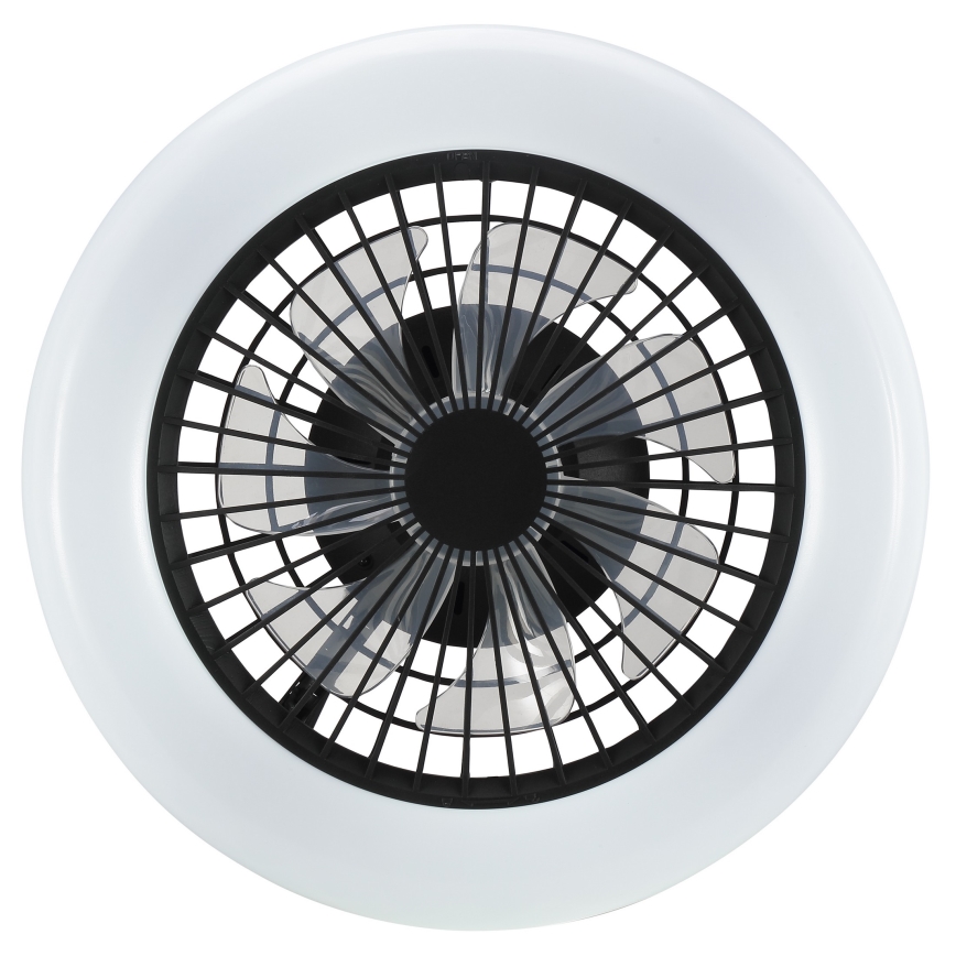 Brilliant - LED dimmable ceiling light with fan MONTERO LED/20W/230V 2700–6500K Ø 42 cm black + remote control