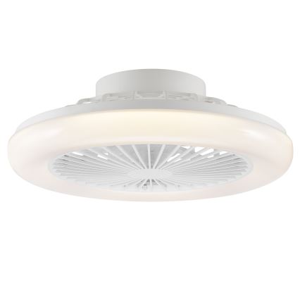 Brilliant - MONTERO LED dimmable ceiling light with fan LED/20W/230V 2700-6500K Ø42 cm white + remote control
