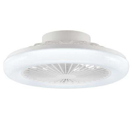 Brilliant - MONTERO LED dimmable ceiling light with fan LED/20W/230V 2700-6500K Ø42 cm white + remote control