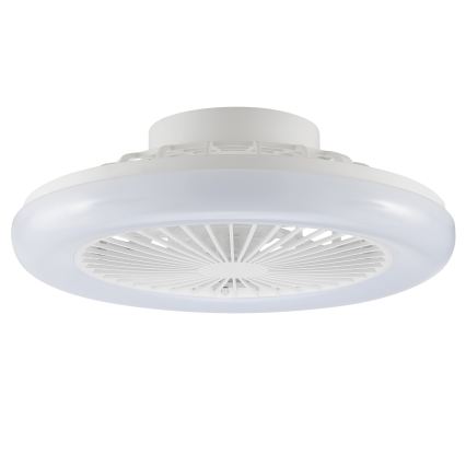 Brilliant - MONTERO LED dimmable ceiling light with fan LED/20W/230V 2700-6500K Ø42 cm white + remote control