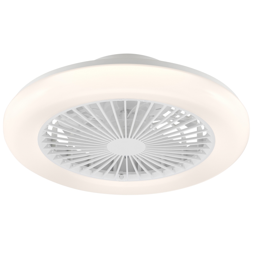 Brilliant - MONTERO LED dimmable ceiling light with fan LED/20W/230V 2700-6500K Ø42 cm white + remote control