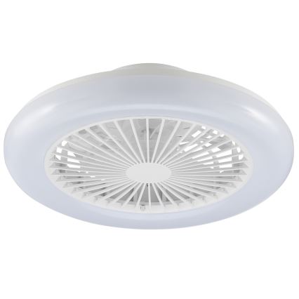 Brilliant - MONTERO LED dimmable ceiling light with fan LED/20W/230V 2700-6500K Ø42 cm white + remote control