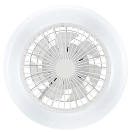 Brilliant - MONTERO LED dimmable ceiling light with fan LED/20W/230V 2700-6500K Ø42 cm white + remote control