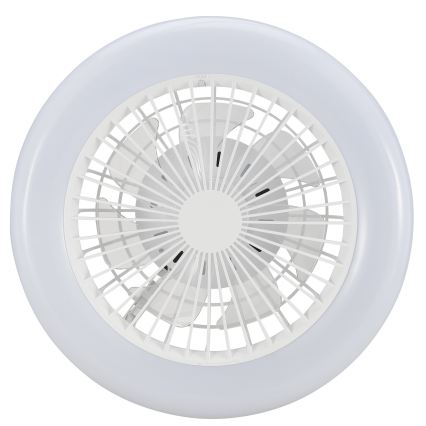 Brilliant - MONTERO LED dimmable ceiling light with fan LED/20W/230V 2700-6500K Ø42 cm white + remote control