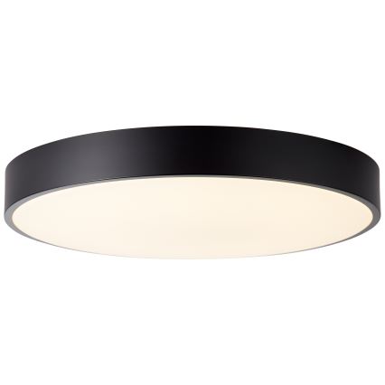 Brilliant - SLIMLINE Dimmable LED Ceiling Light LED/60W/230V 3000-6500K Ø 49 cm Black + Remote Control