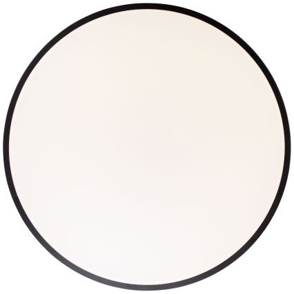 Brilliant - SLIMLINE Dimmable LED Ceiling Light LED/60W/230V 3000-6500K Ø 49 cm Black + Remote Control