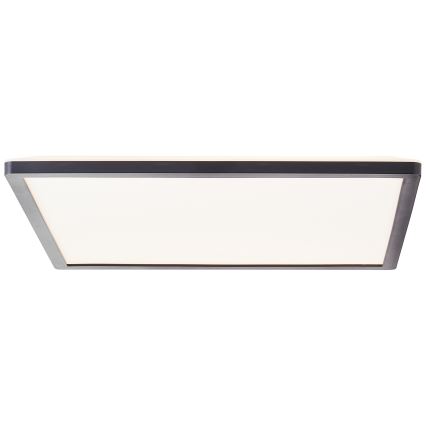 Brilliant - SORELL LED dimmable ceiling light LED/24/230V 3000-6500K 42x42 cm black with remote control
