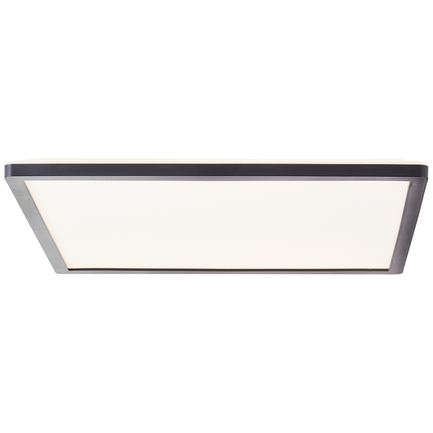 Brilliant - SORELL LED dimmable ceiling light LED/24/230V 3000-6500K 42x42 cm black with remote control