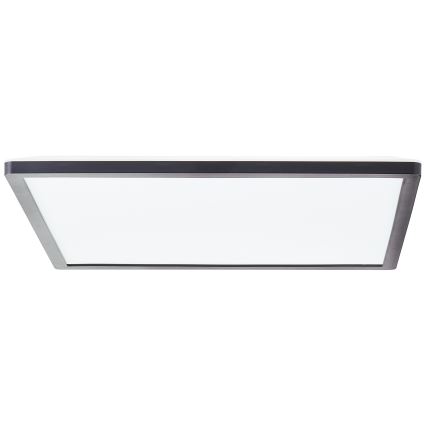 Brilliant - SORELL LED dimmable ceiling light LED/24/230V 3000-6500K 42x42 cm black with remote control