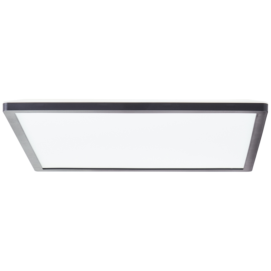 Brilliant - SORELL LED dimmable ceiling light LED/24/230V 3000-6500K 42x42 cm black with remote control