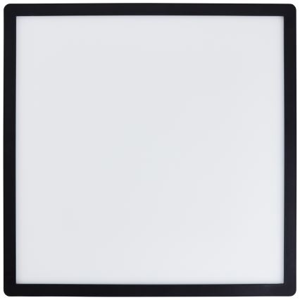 Brilliant - SORELL LED dimmable ceiling light LED/24/230V 3000-6500K 42x42 cm black with remote control