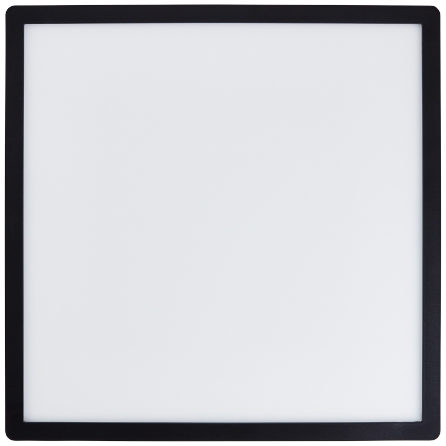 Brilliant - SORELL LED dimmable ceiling light LED/24/230V 3000-6500K 42x42 cm black with remote control