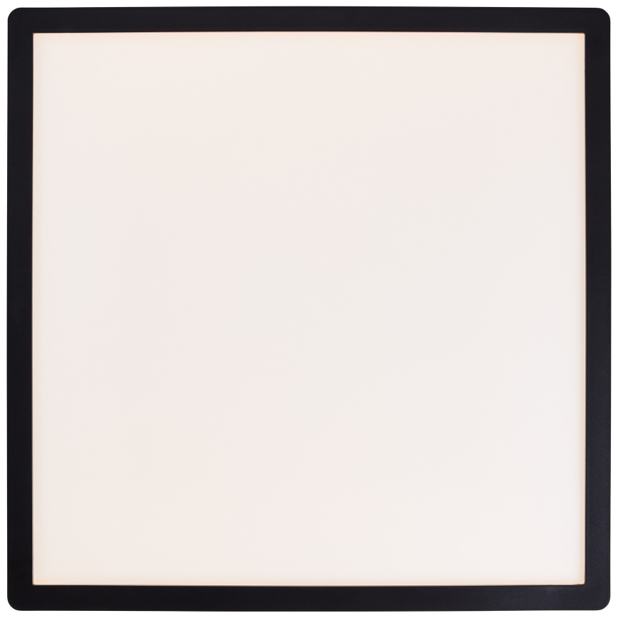 Brilliant - SORELL LED dimmable ceiling light LED/24/230V 3000-6500K 42x42 cm black with remote control