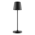 Brilliant - ELORA Dimmable Rechargeable Touch-Control LED Outdoor Table Lamp, 2.5W/5V, 2700K, 2600 mAh, IP44, Black