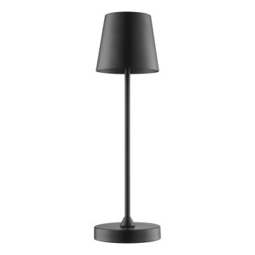 Brilliant - ELORA Dimmable Rechargeable Touch-Control LED Outdoor Table Lamp, 2.5W/5V, 2700K, 2600 mAh, IP44, Black
