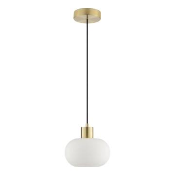 Brilliant - FANNY cable-suspended pendant light 1xE27/20W/230V Ø 22 cm brass