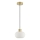 Brilliant - FANNY cable-suspended pendant light 1xE27/20W/230V Ø 22 cm brass