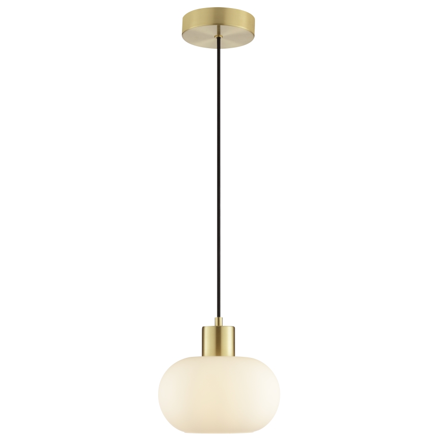 Brilliant - FANNY cable-suspended pendant light 1xE27/20W/230V Ø 22 cm brass