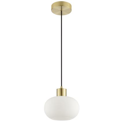 Brilliant - FANNY cable-suspended pendant light 1xE27/20W/230V Ø 22 cm brass