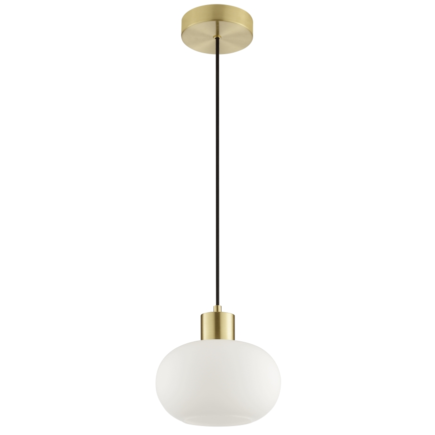 Brilliant - FANNY cable-suspended pendant light 1xE27/20W/230V Ø 22 cm brass