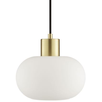 Brilliant - FANNY cable-suspended pendant light 1xE27/20W/230V Ø 22 cm brass