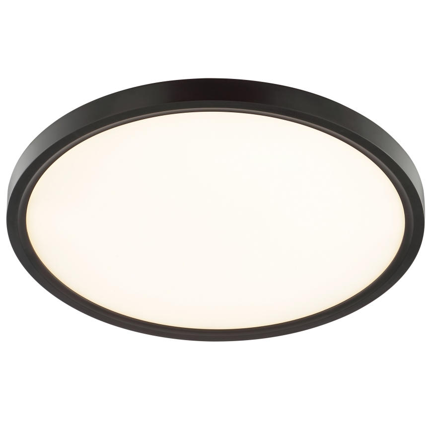 Brilliant - GALO LED Ceiling Light with Motion and Twilight Sensor, LED/26W/230V, Ø 40 cm, Black