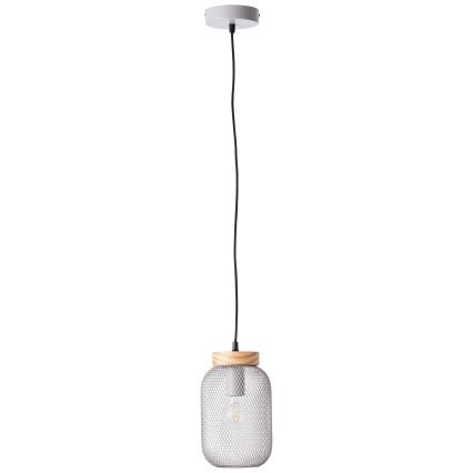 Brilliant - GIADA cable pendant 1xE27/40W/230V Ø 16 cm grey