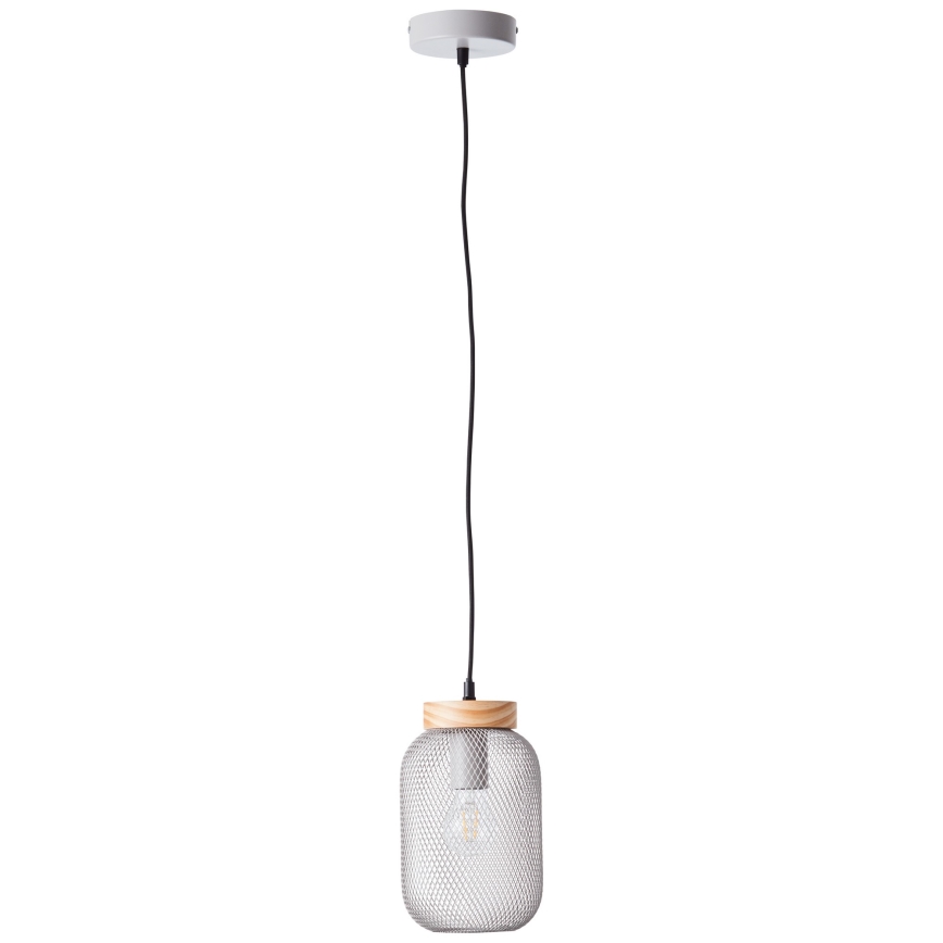 Brilliant - GIADA cable pendant 1xE27/40W/230V Ø 16 cm grey