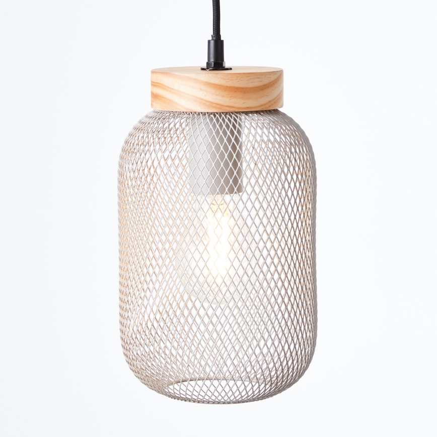 Brilliant - GIADA cable pendant 1xE27/40W/230V Ø 16 cm grey