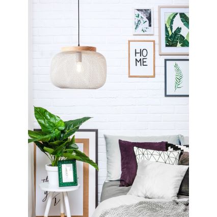 Brilliant - GIADA cable pendant lamp 1xE27/40W/230V Ø 39 cm grey