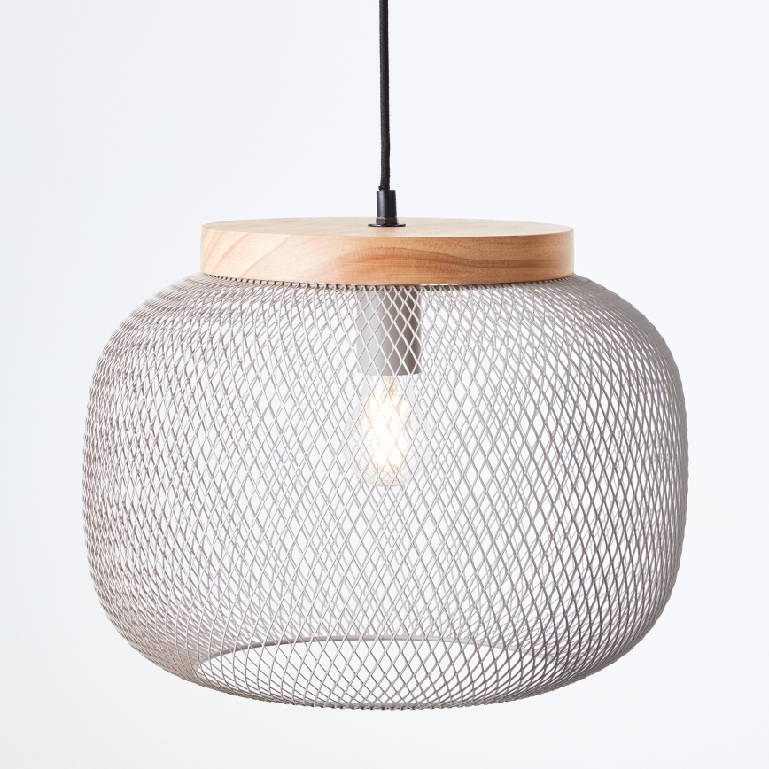 Brilliant - GIADA cable pendant lamp 1xE27/40W/230V Ø 39 cm grey