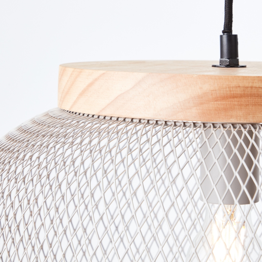 Brilliant - GIADA cable pendant lamp 1xE27/40W/230V Ø 39 cm grey