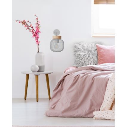 Brilliant - GIADA Wall Lamp 1xE27/40W/230V Grey