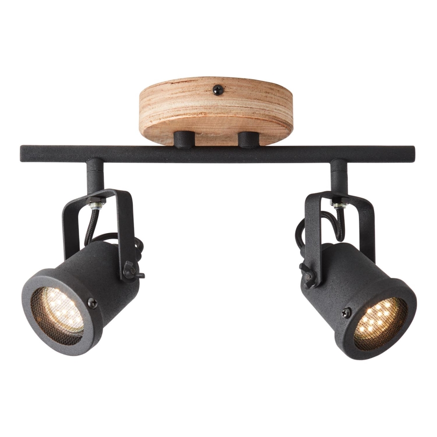 Brilliant - INGE Pine Spotlight 2x GU10/6W/230V