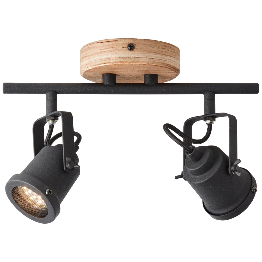 Brilliant - INGE Pine Spotlight 2x GU10/6W/230V