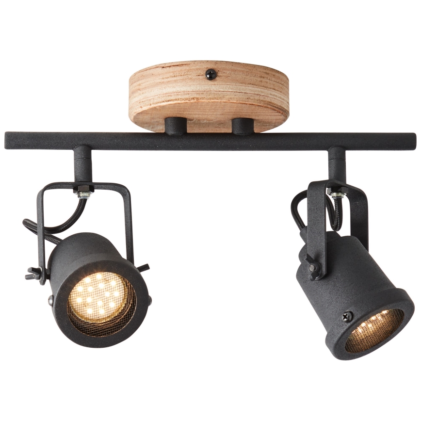 Brilliant - INGE Pine Spotlight 2x GU10/6W/230V