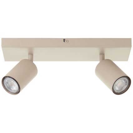 Brilliant - JELLO LED Spotlight 2xGU10/5W/230V Beige