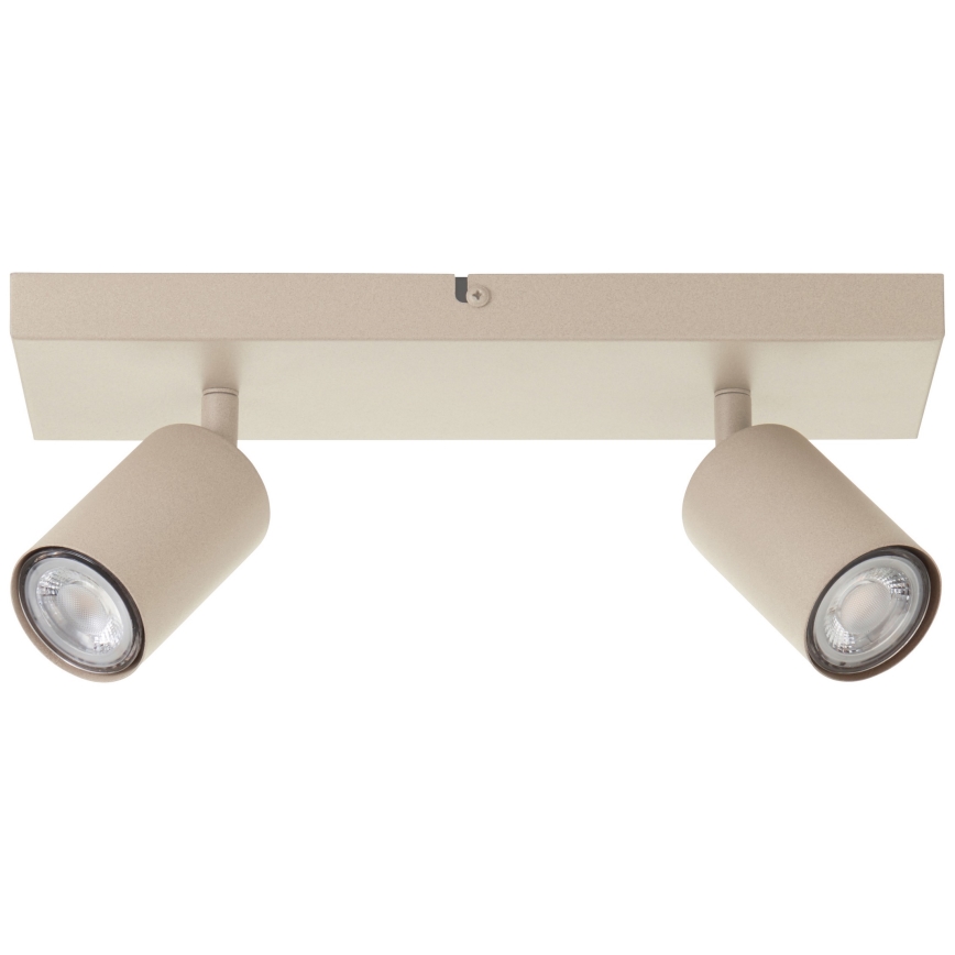 Brilliant - JELLO LED Spotlight 2xGU10/5W/230V Beige
