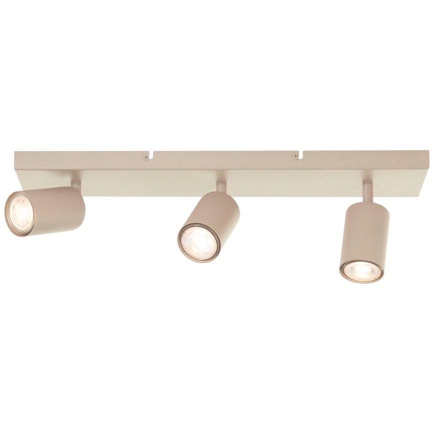 Brilliant - JELLO LED Spotlight 3xGU10/5W/230V beige