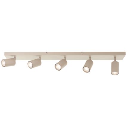 Brilliant - JELLO LED Spotlight 5x GU10/5W/230V, Beige