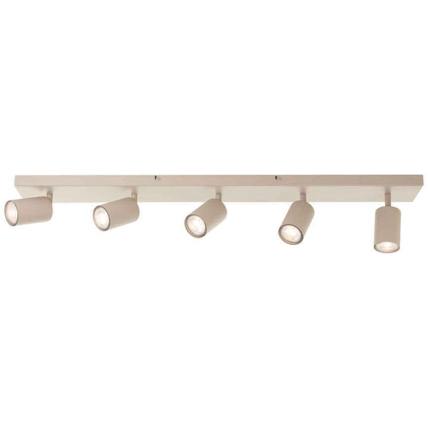Brilliant - JELLO LED Spotlight 5x GU10/5W/230V, Beige