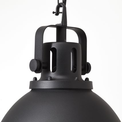 Brilliant - JESPER GLAS Chain Chandelier, 1x E27/60W/230V, Black
