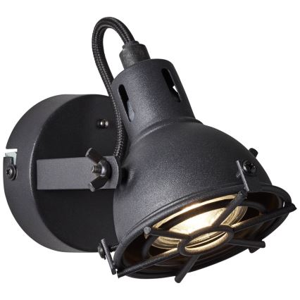 Brilliant - JESPER Wall-Mounted Spotlight 1x GU10/5W/230V, Black